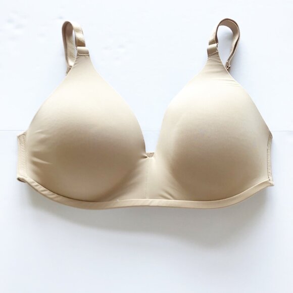SOMA Vanishing 360 Wireless Lightly Lined Nude Bra Womens 34B - Picture 2 of 4